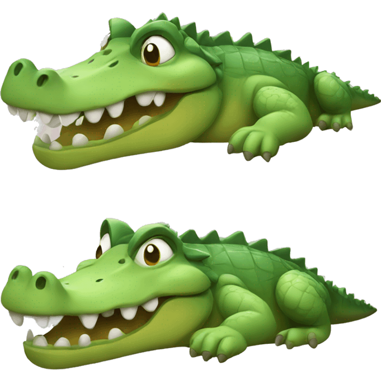 crocodile sleepy emoji