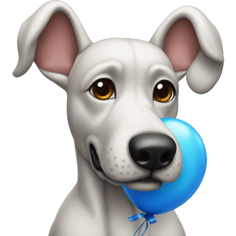 A Blue Balloon Dog emoji