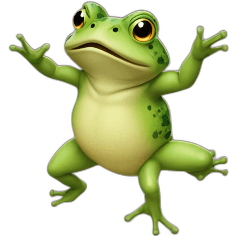 Crapaud qui danse  emoji