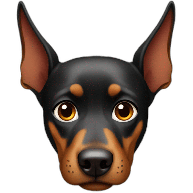 angry doberman girl emoji