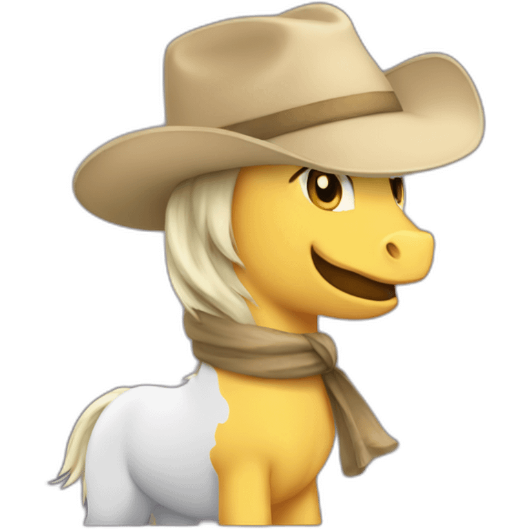 Poney fumeur emoji