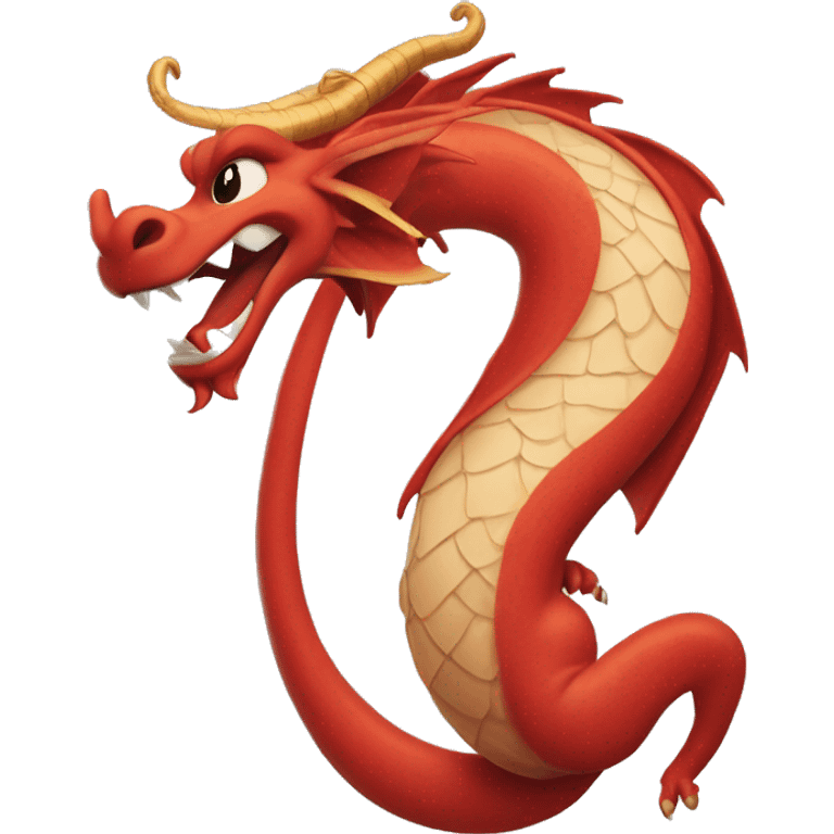 The dragon mushu from mulan  emoji