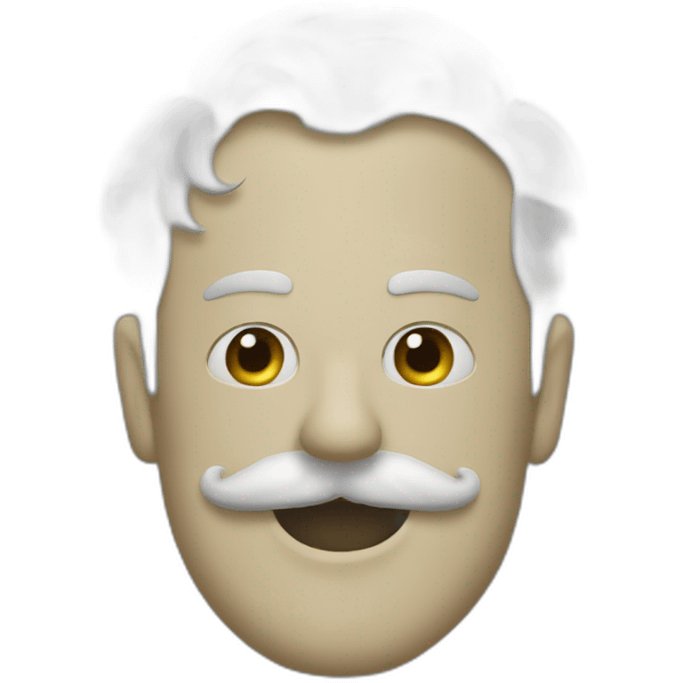 Fantôme a moustache emoji