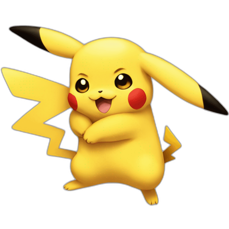 Pikachu hug évolue cute emoji