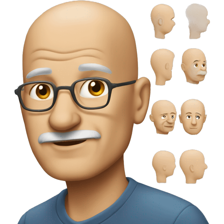 old bald husband emoji