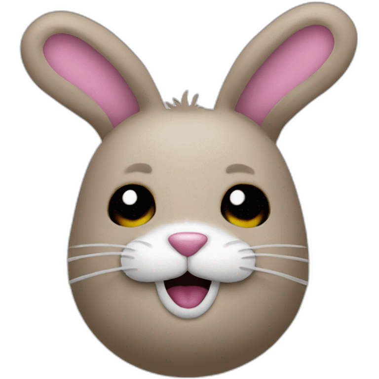 bunny with jason mask emoji