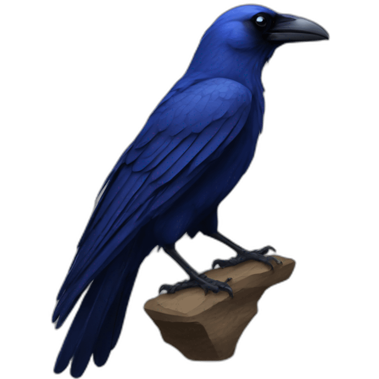 Blue Raven emoji