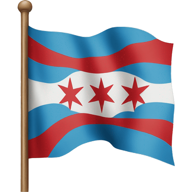 Chicago flag emoji