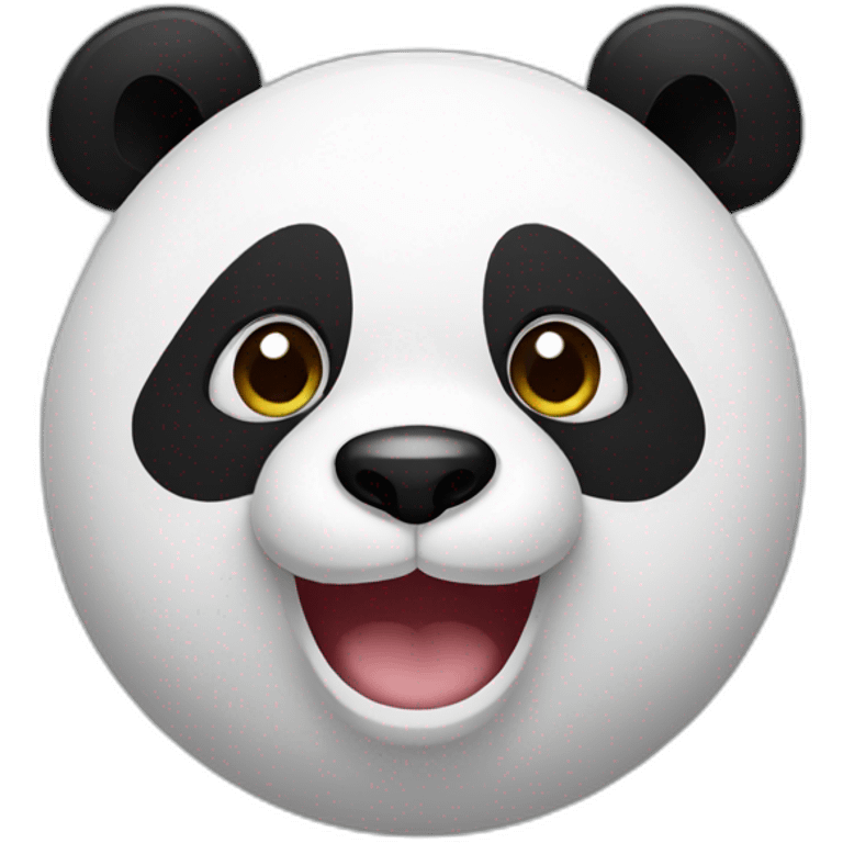 Panda smile emoji