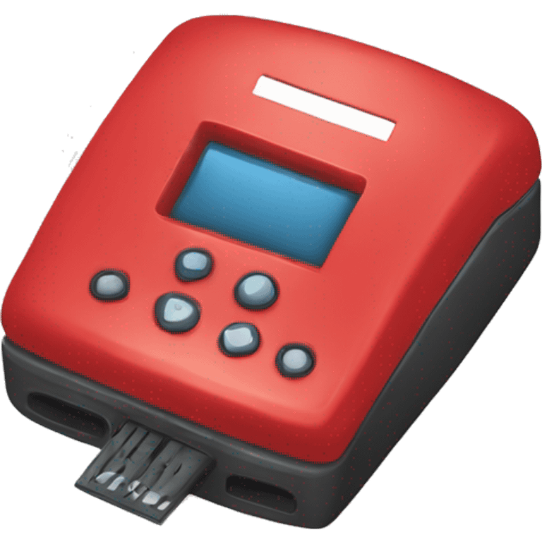 Red hart modem  emoji