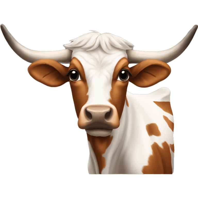 texas longhorn heifer emoji