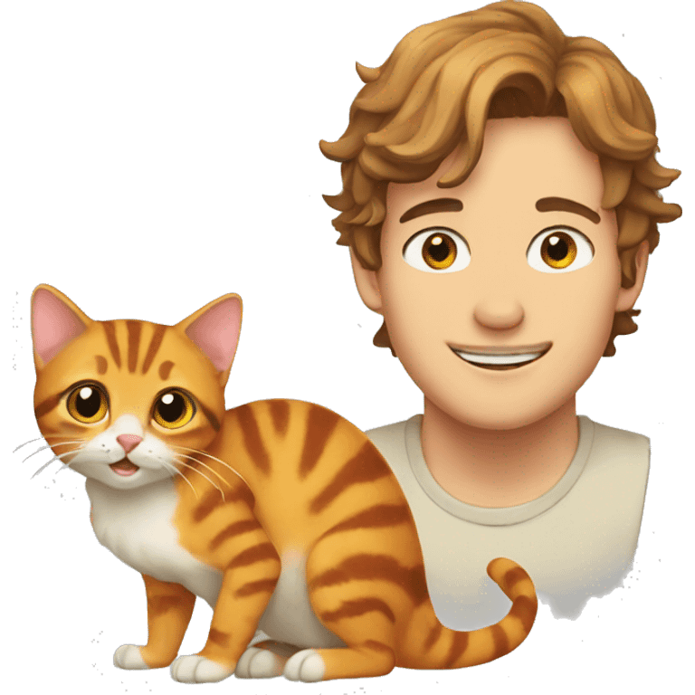 Newt with a cat emoji