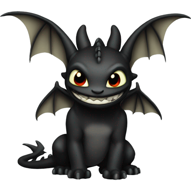 Toothless emoji