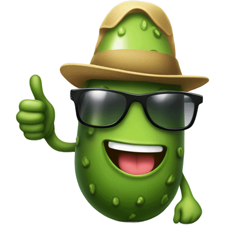 cool pickle  emoji