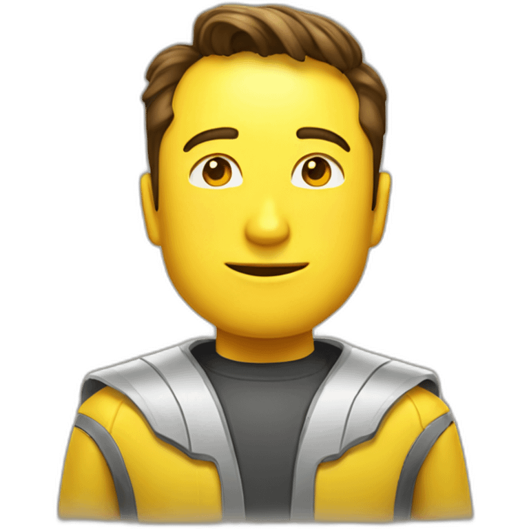 yellow elon musk emoji