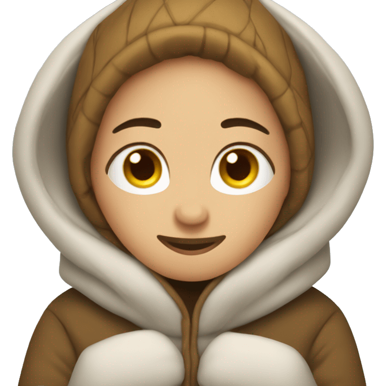 Winter cocooning emoji