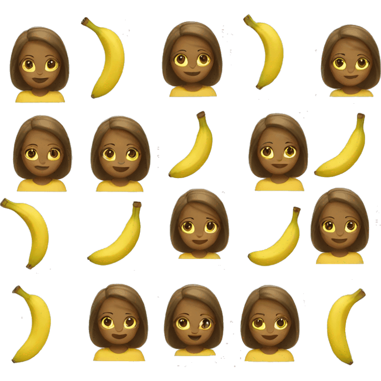 Banana girl emoji