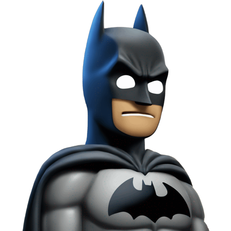 Batman watching batman signal emoji