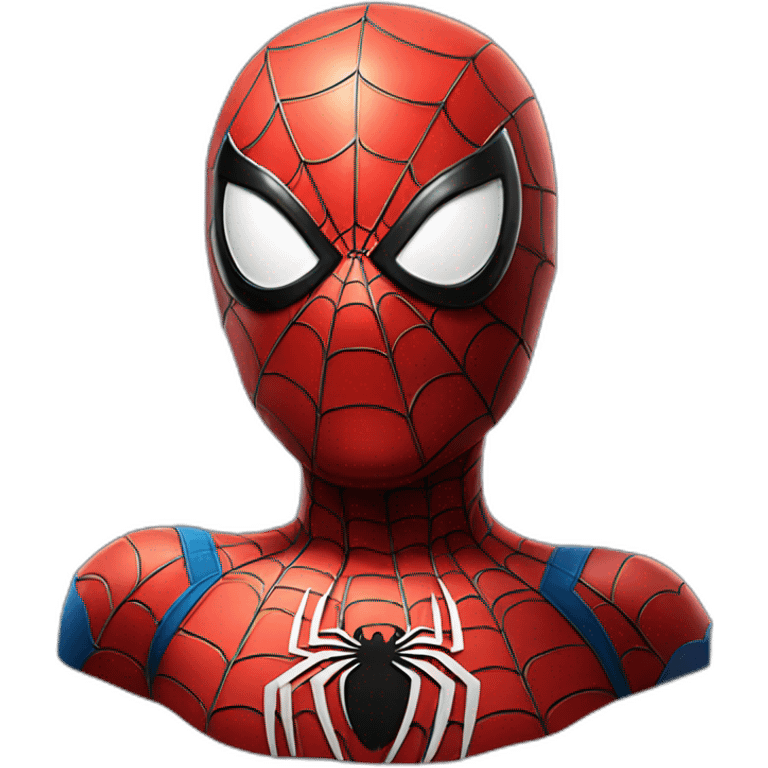 cute spiderman bust emoji