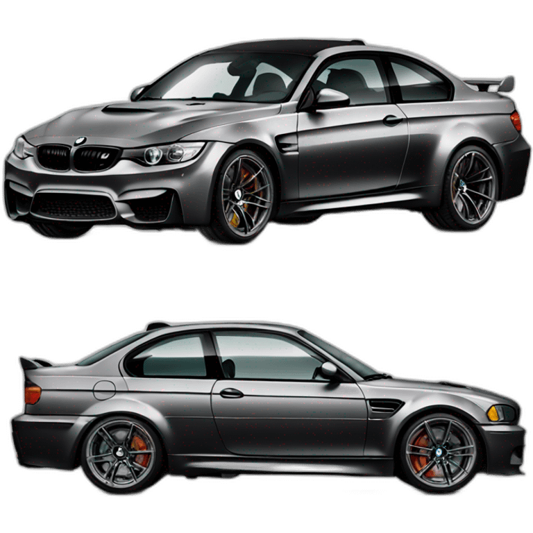 BMW M3 black emoji