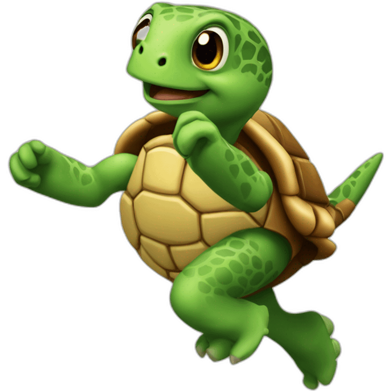 Tortugas corriendo  emoji