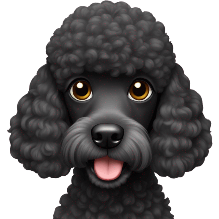 Black poodle emoji