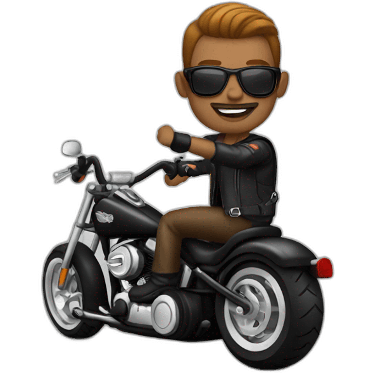 Harley biker emoji