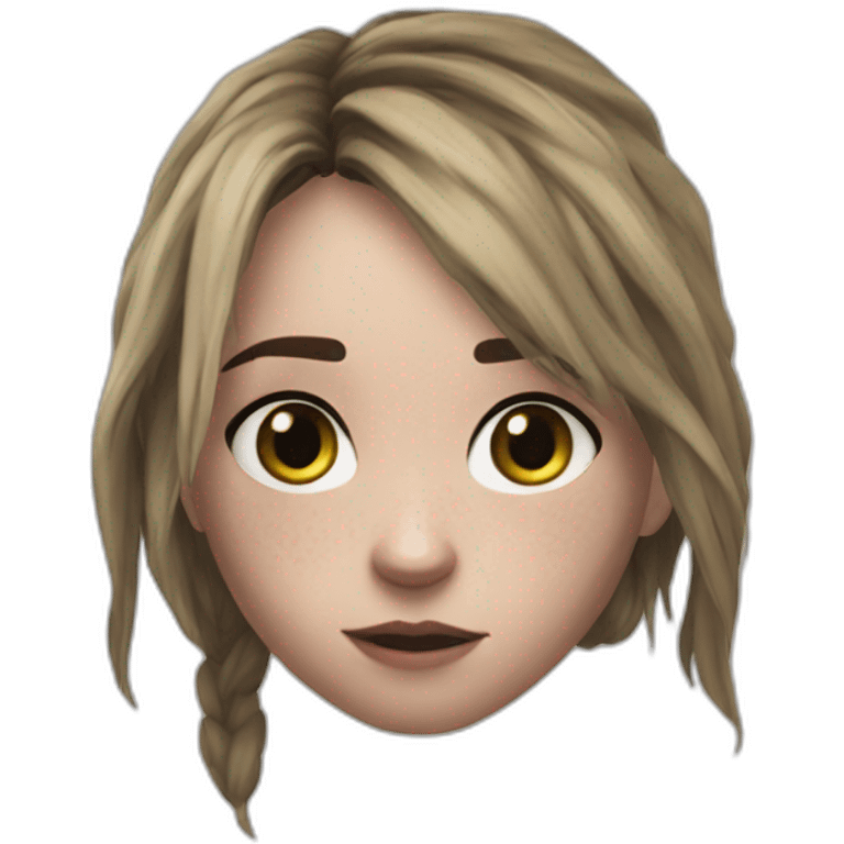 Ellie Williams from the last of us emoji