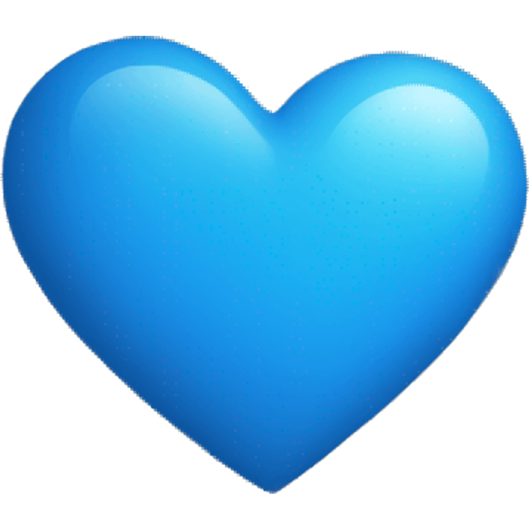 a blue heart with a horizontal stripe in the center emoji