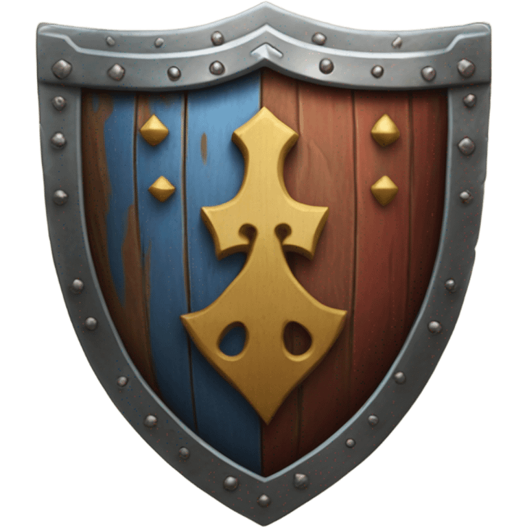 medieval shield with emoji inside emoji