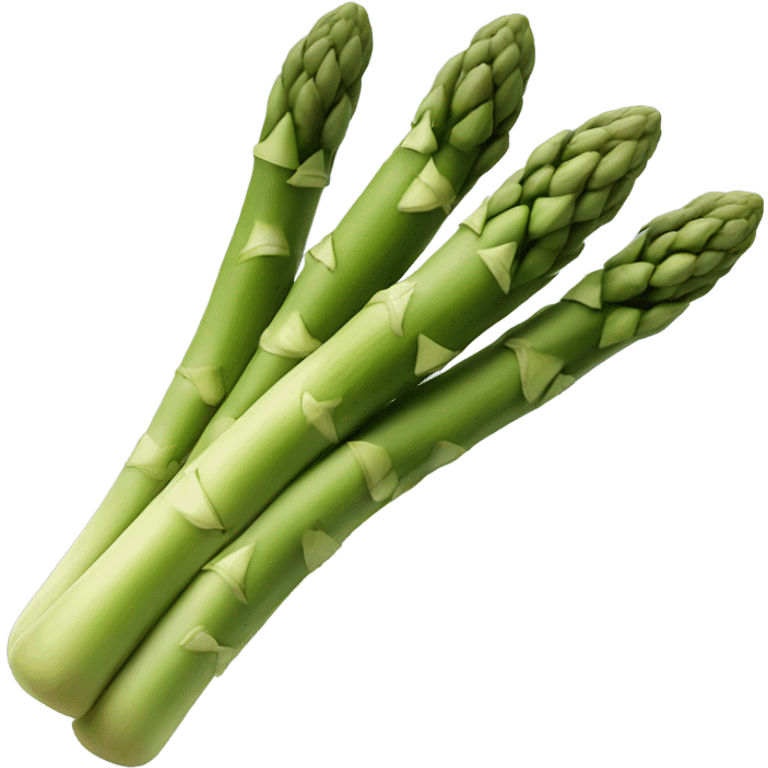 A flying Cartoon asparagus  emoji