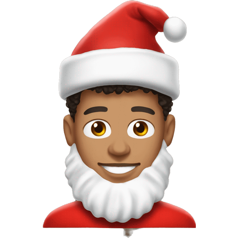 Patrick mahomes as Santa Claus  emoji