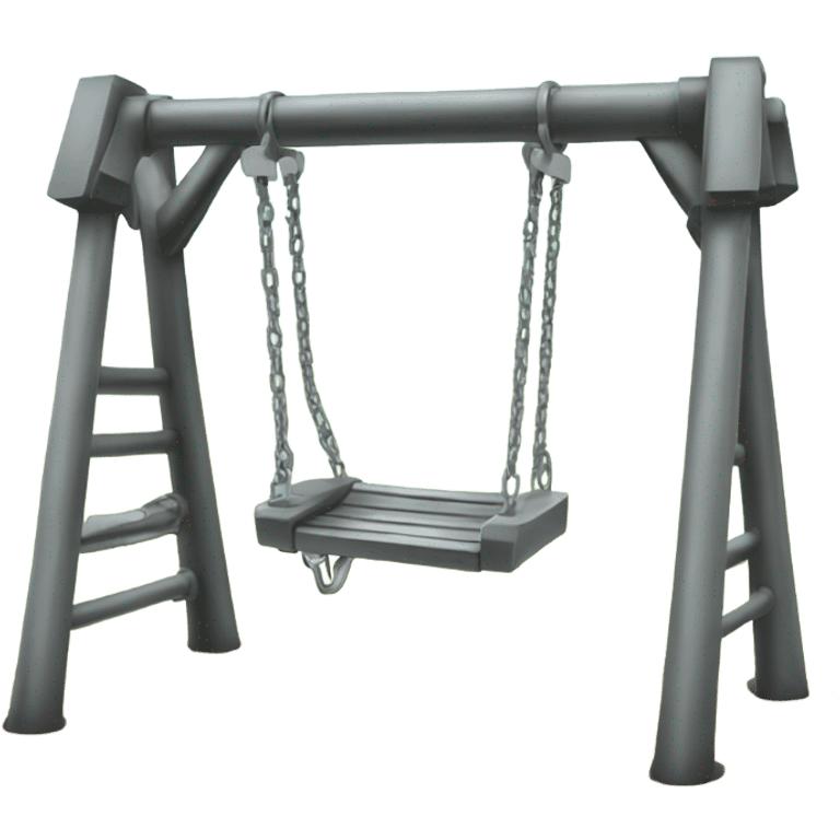 Metal swing set emoji