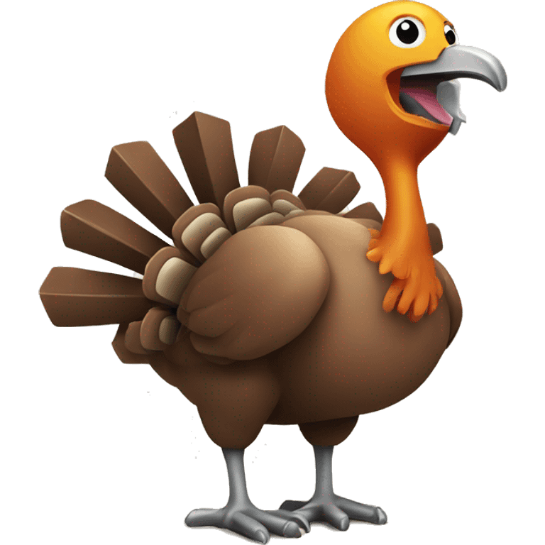 Turkey with wrench emoji