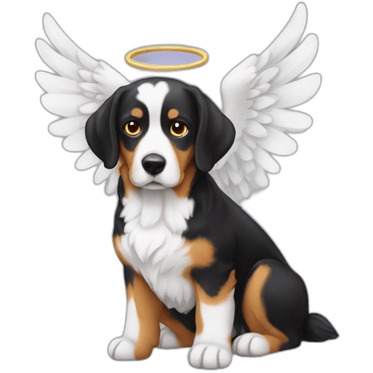 Appenzeller Sennenhund as angel emoji