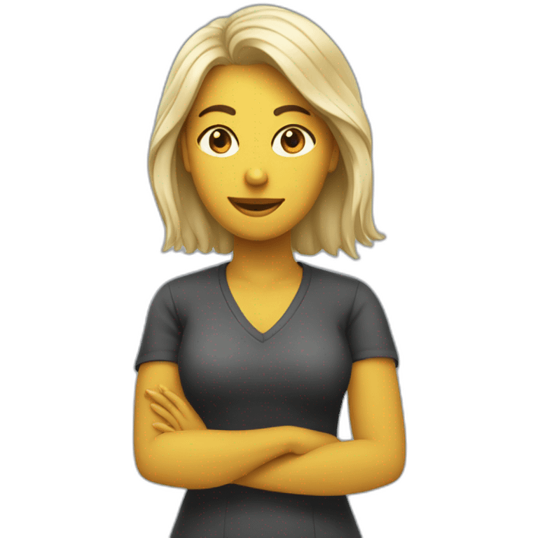 Mulher malhando na academia emoji