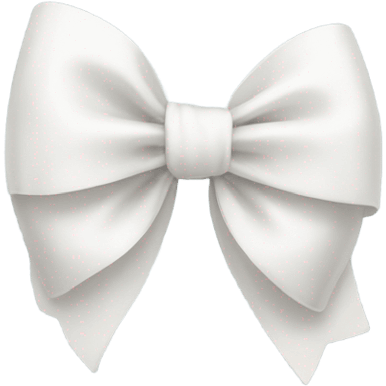 White bow  emoji