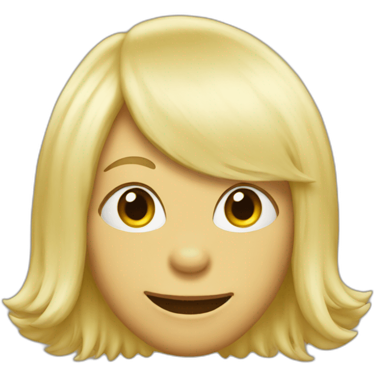 dinosaur with a blond wig emoji