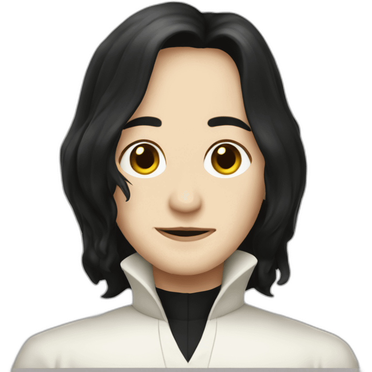 snape in white dress emoji