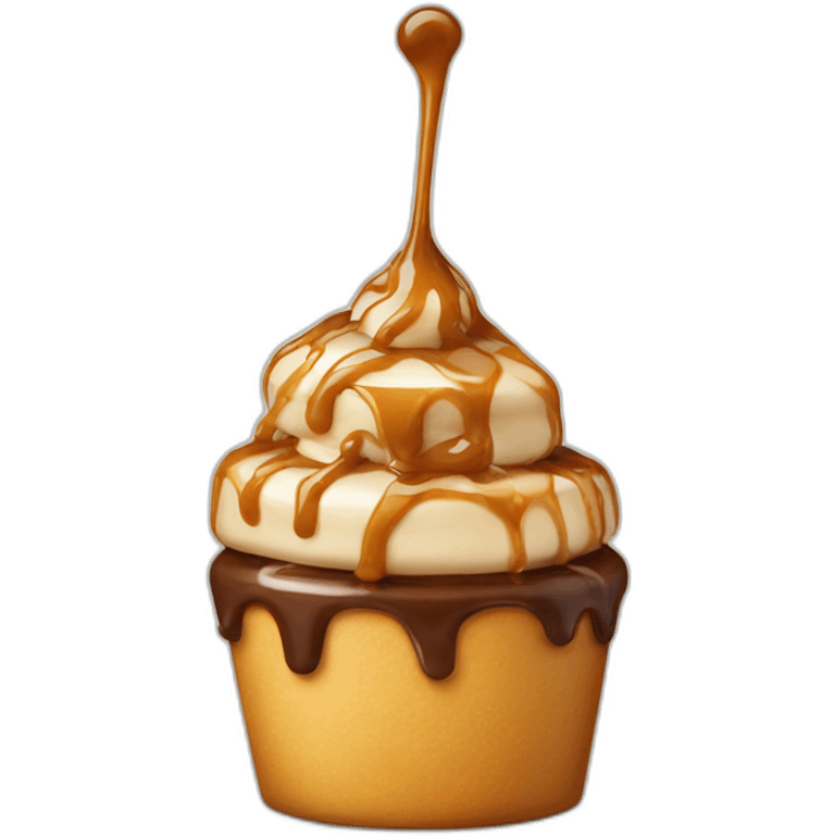 light caramel drizzle  emoji