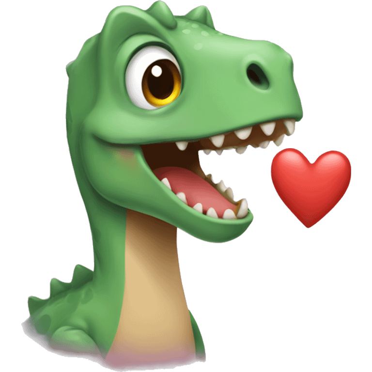 Love dinosaur emoji