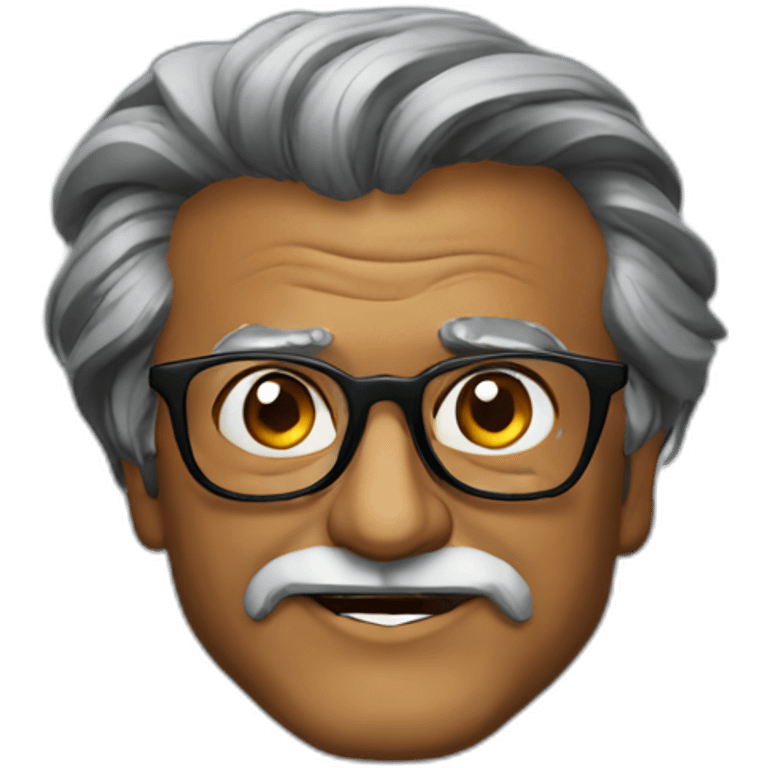 Film rajinikanth with glasses emoji