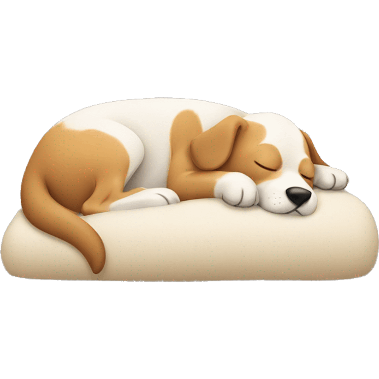 Dog sleeping  emoji