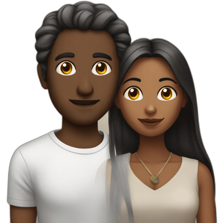 Zemmour in a relationship with a black person of color emoji