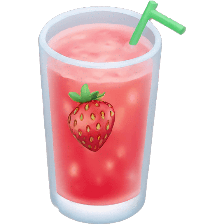 strawberry icai drink emoji