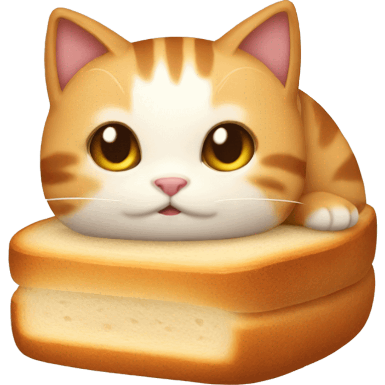 cat bread that is a bread emoji