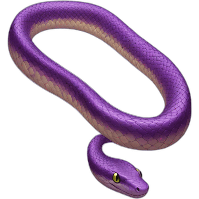 purple-snake emoji