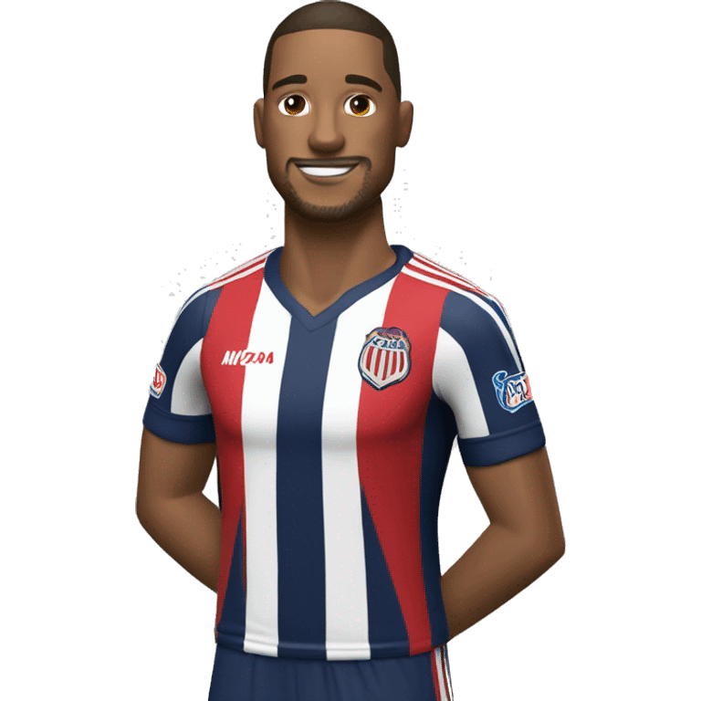 Homre con camisa de las chivas  emoji