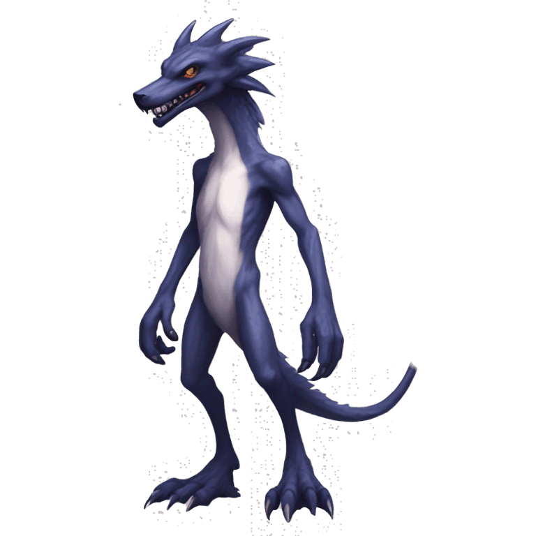 Edgy Eldritch Vernid-Sergal full body emoji