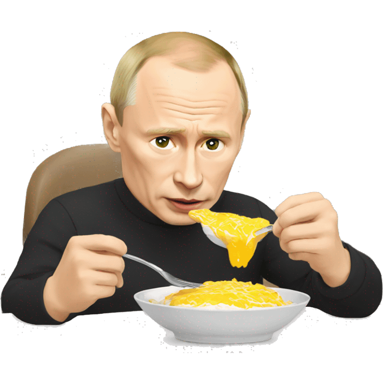 Putin eating his breakfast emoji